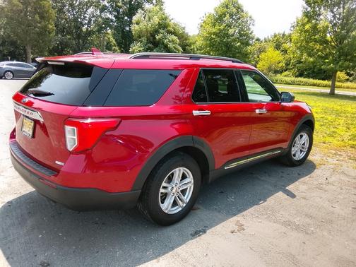 Red 2020 Ford Explorer XLT