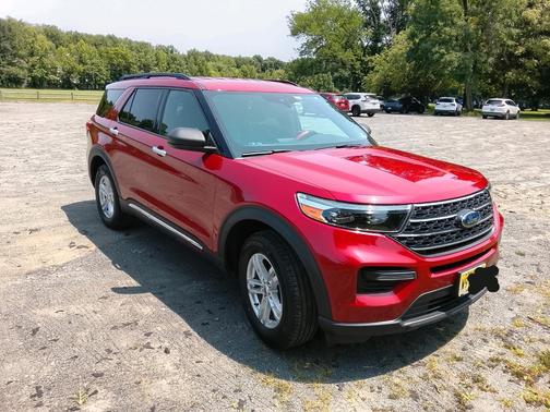 Red 2020 Ford Explorer XLT