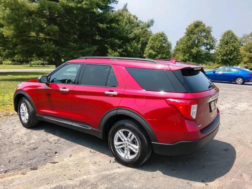 Red 2020 Ford Explorer XLT