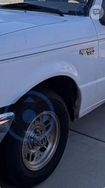 White 1993 Ford Ranger XL SuperCab