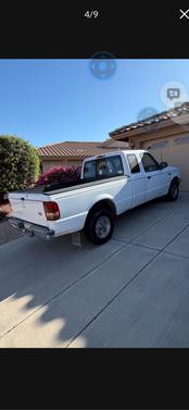 White 1993 Ford Ranger XL SuperCab