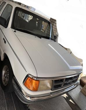 White 1993 Ford Ranger XL SuperCab