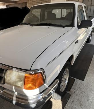 White 1993 Ford Ranger XL SuperCab