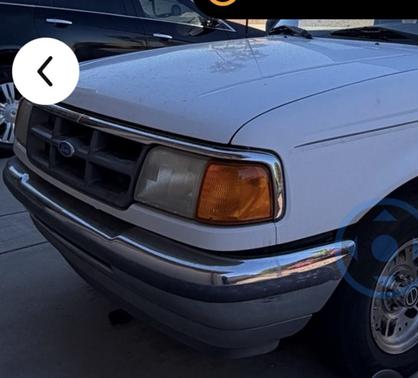 White 1993 Ford Ranger XL SuperCab