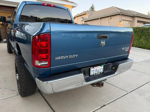 Blue 2005 Dodge Ram 3500 Laramie Quad Cab