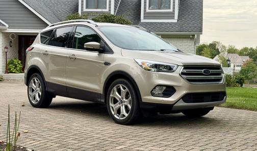 Beige 2018 Ford Escape Titanium