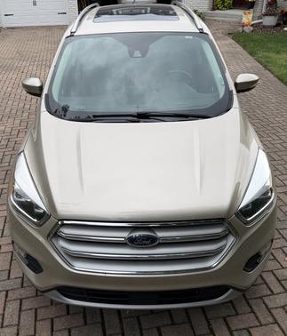 Beige 2018 Ford Escape Titanium