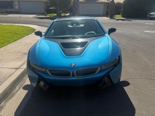 Blue 2016 BMW i8 Base