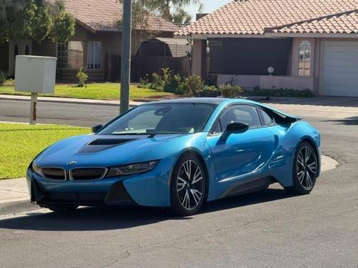 Blue 2016 BMW i8 Base
