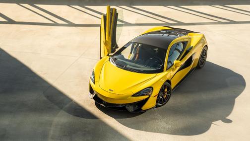 Yellow 2018 McLaren 570S Base