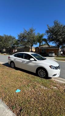 White 2019 Nissan Sentra SV