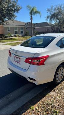 White 2019 Nissan Sentra SV