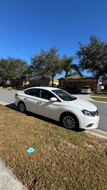 White 2019 Nissan Sentra SV