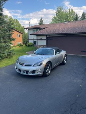 Silver 2008 Saturn Sky Red Line