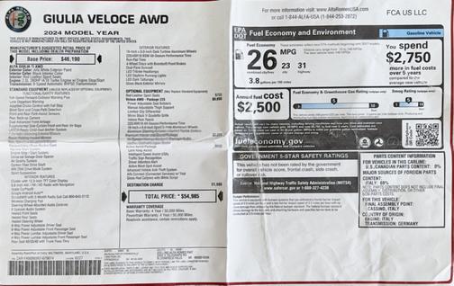 2024 Alfa Romeo Giulia Veloce