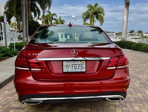 Red 2014 Mercedes-Benz E-Class E 350