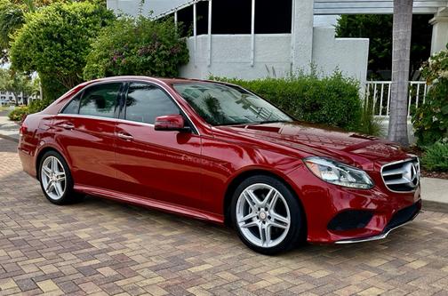 Red 2014 Mercedes-Benz E-Class E 350