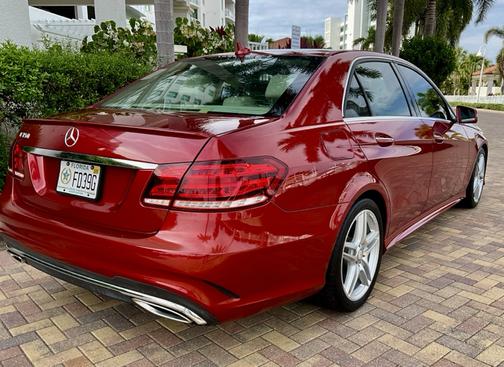 Red 2014 Mercedes-Benz E-Class E 350