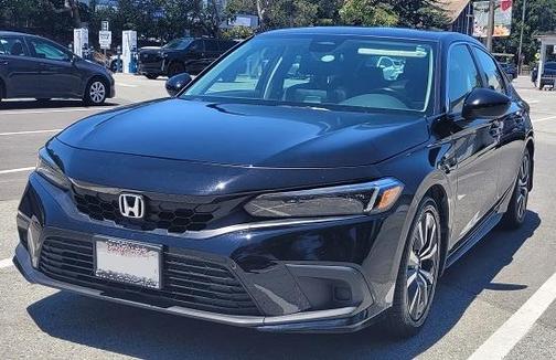 Black 2022 Honda Civic EX-L
