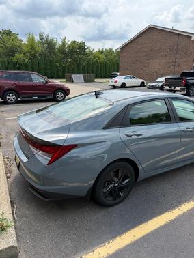 Gray 2022 Hyundai ELANTRA HEV Blue