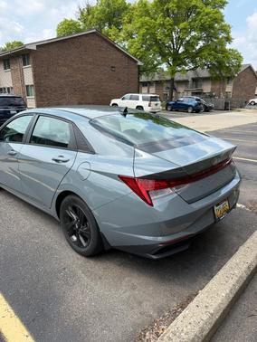 Gray 2022 Hyundai ELANTRA HEV Blue