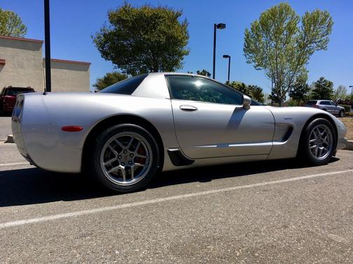 Silver 2004 Chevrolet Corvette Z06