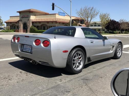Silver 2004 Chevrolet Corvette Z06