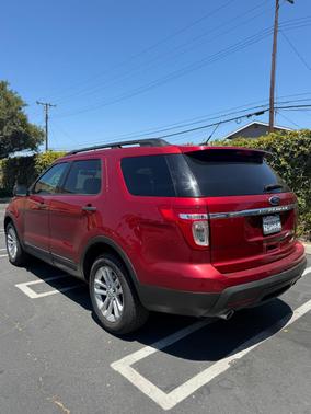 Red 2015 Ford Explorer Base