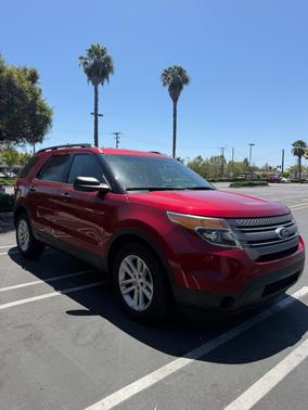 Red 2015 Ford Explorer Base
