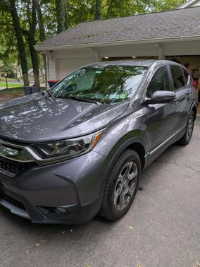Gray 2017 Honda CR-V EX