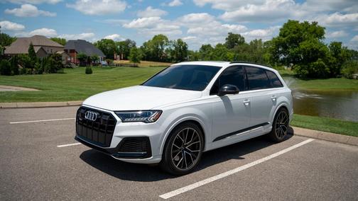 White 2020 Audi SQ7 4.0T Prestige