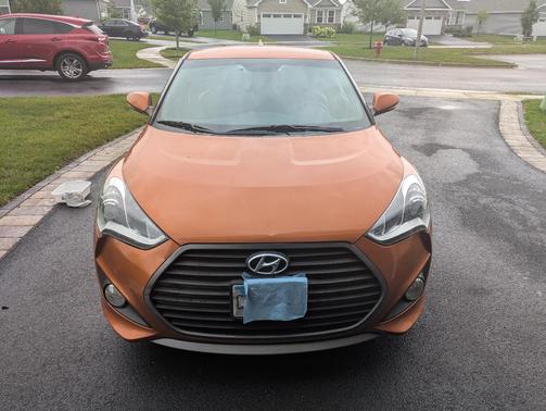 Orange 2016 Hyundai Veloster Turbo