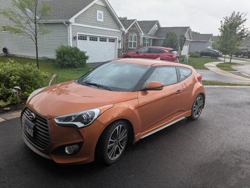 Orange 2016 Hyundai Veloster Turbo