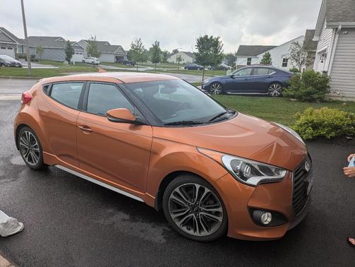 Orange 2016 Hyundai Veloster Turbo