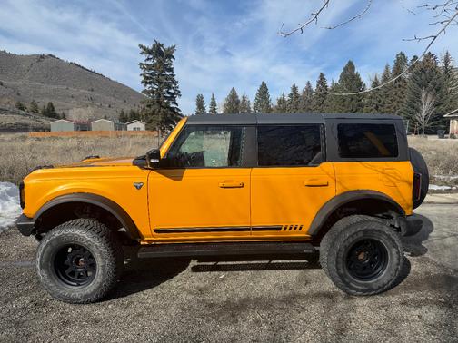 Orange 2021 Ford Bronco First Edition