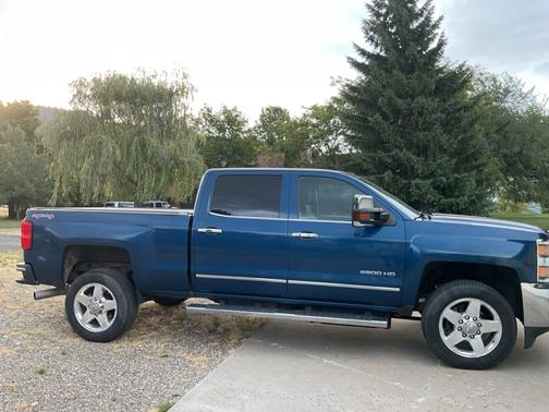 Blue 2015 Chevrolet Silverado 2500 LTZ