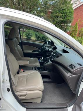 White 2014 Honda CR-V EX-L