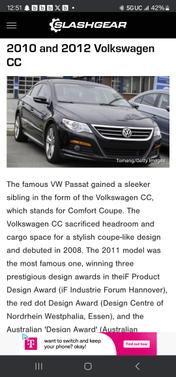 2011 Volkswagen CC Lux