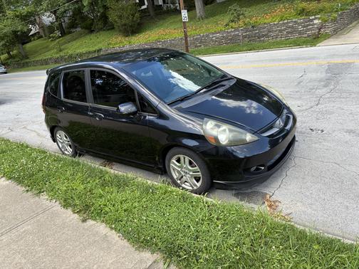 Black 2008 Honda Fit Sport