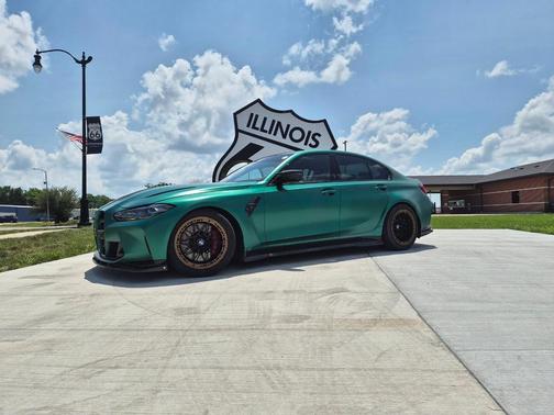 Green 2022 BMW M3 Competition xDrive