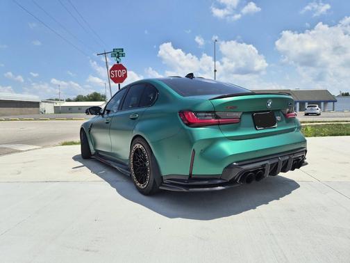 Green 2022 BMW M3 Competition xDrive