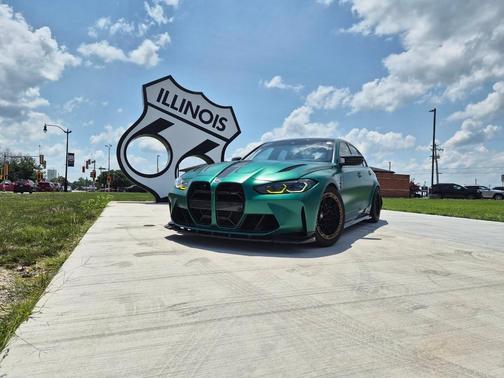 Green 2022 BMW M3 Competition xDrive