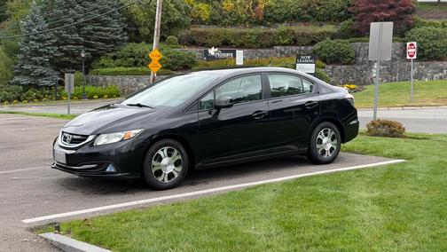 Black 2014 Honda Civic Hybrid Base