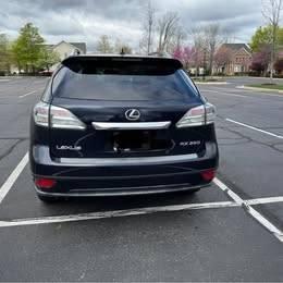 Blue 2010 Lexus RX 350 Base