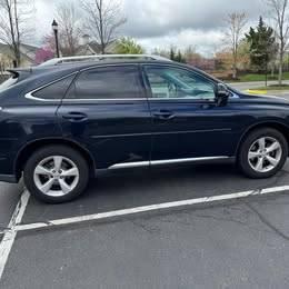 Blue 2010 Lexus RX 350 Base