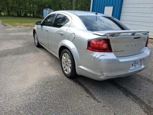 Silver 2011 Dodge Avenger Express