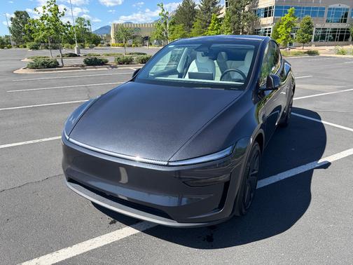 Gray 2026 Tesla Model Y Long Range Launch Series AWD