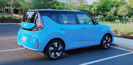 Blue 2024 Kia Soul GT-Line