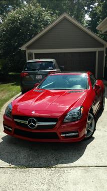 Red 2013 Mercedes-Benz SLK-Class SLK 250