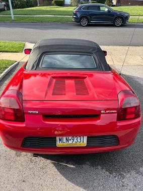 Red 2002 Toyota MR2 Spyder
